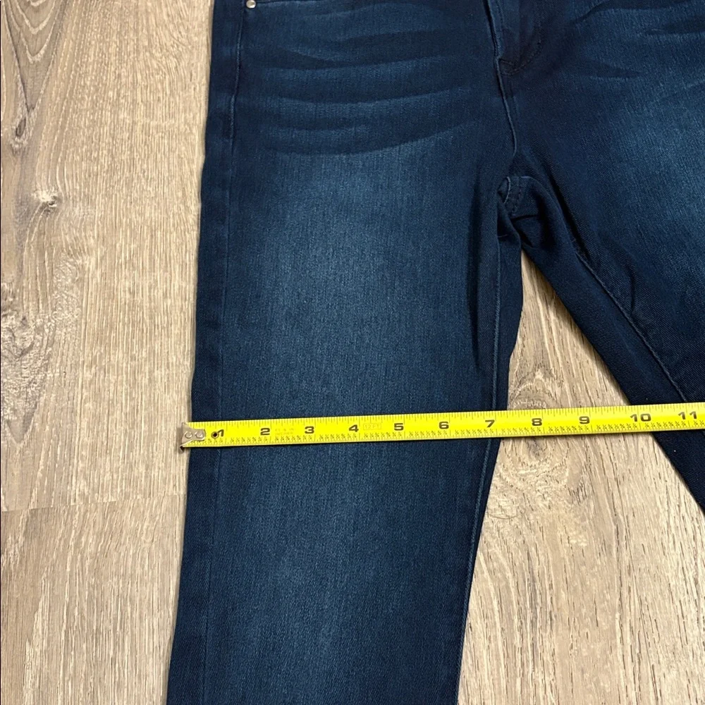 Grace & Lace Women's Blue Stretch cropped Jeans 4‎